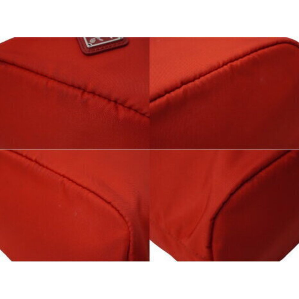 Prada Nylon Drawstring Red Triangle Logo Accessor… - image 8